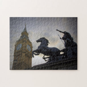 Big Ben - Boadicea Statue - London - 11x14 -252 PC Puzzle