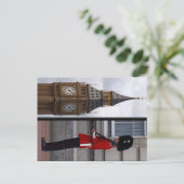 Big Ben/Buckingham Postkarte (Stehend Vorderseite)