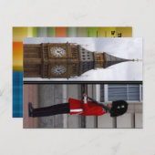 Big Ben/Buckingham Postkarte (Vorne/Hinten)