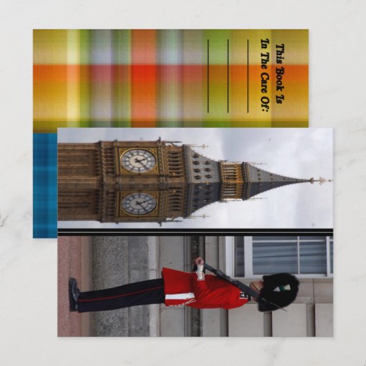 Big Ben/Buckingham Postkarte (Vorne/Hinten)