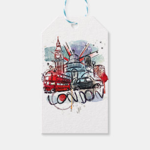 Big Ben Bus London Wahrzeichen Geschenkanhänger