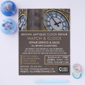 Big Ben Clock Tower, Horologin Advertising Flyer (Einzeln)