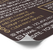 Big Ben Clock Tower, Horologin Advertising Poster (Ecke)