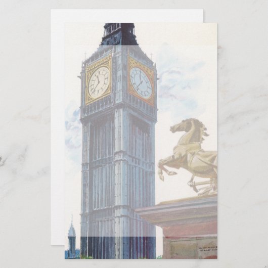 Big Ben Clock Tower im Palast von Westminster (Vorne/Hinten)