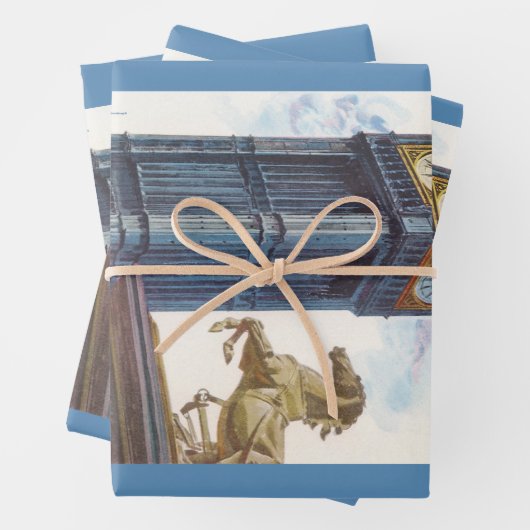 Big Ben Clock Tower im Palast von Westminster Geschenkpapier Set (Beispiel)