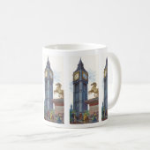 Big Ben Clock Tower im Palast von Westminster Kaffeetasse (VorderseiteRechts)