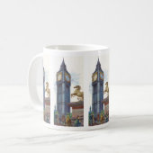 Big Ben Clock Tower im Palast von Westminster Kaffeetasse (Vorderseite Links)
