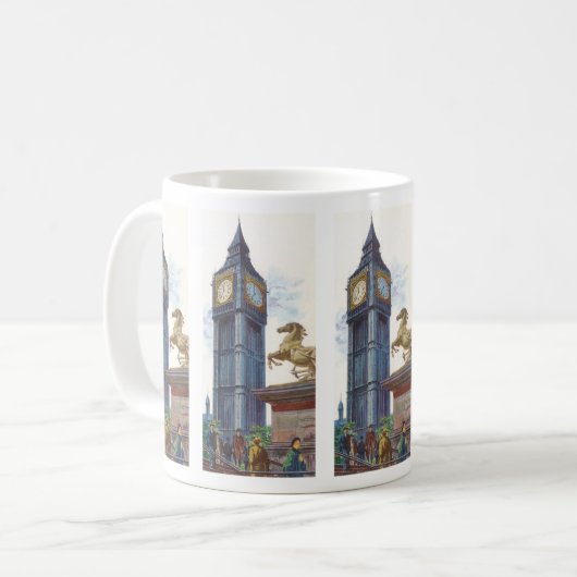 Big Ben Clock Tower im Palast von Westminster Kaffeetasse (Vorderseite Links)