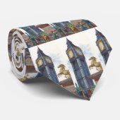 Big Ben Clock Tower im Palast von Westminster Krawatte (Gerollt)
