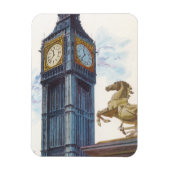 Big Ben Clock Tower im Palast von Westminster Magnet (Vertikal)