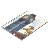 Big Ben Clock Tower im Palast von Westminster Notizblock (Linke Seite)