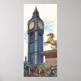 Big Ben Clock Tower im Palast von Westminster Poster