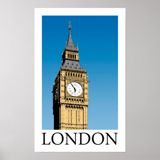Big Ben Clock Tower Poster (Vorne)