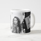 Big Ben Clock Tower, Spaß in London Jumbo-Tasse (Vorderseite Rechts)