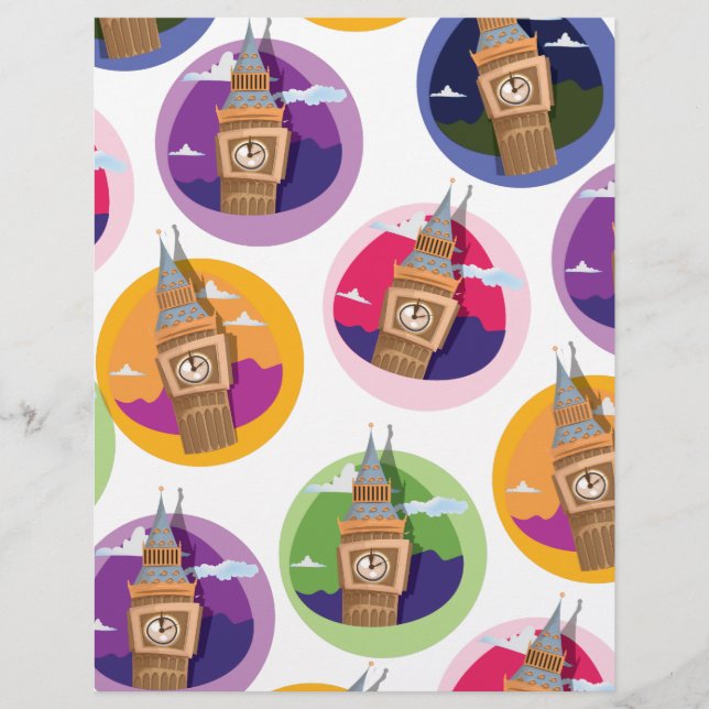 Big Ben Clock Tower Westminster (Vorderseite)