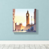 Big Ben Clocktower | London England Leinwanddruck (Insitu (Holzboden))