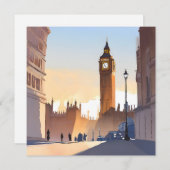 Big Ben Clocktower | London England UK Card (Vorne/Hinten)