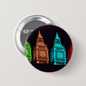 Big Ben-Collage Button (Vorne & Hinten)