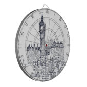 Big Ben Dartscheibe (Vorderseite Links)