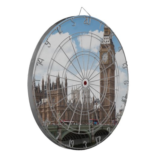 Big Ben Dartscheibe (Vorderseite Links)