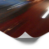 Big Ben - Double Decker Bus - London Poster (Ecke)