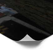 Big Ben durch einen Baum Poster (Ecke)