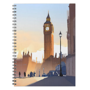 Big Ben Elizabeth Tower London England UK Notizblock