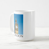 Big Ben-Glockenturm Kaffeetasse (Vorderseite Links)
