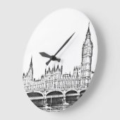 Big Ben Große Wanduhr (Winkel)