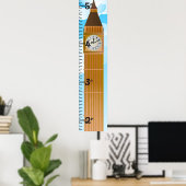 Big Ben Growth Chart Poster (Heimbüro)