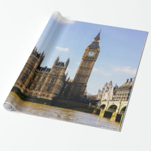 Big Ben, Häuser des Parlaments, London Geschenkpapier