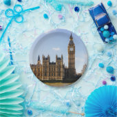 Big Ben, Häuser des Parlaments, London Pappteller (Party)