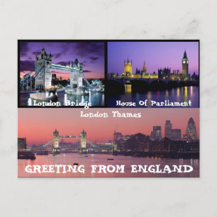 Big-ben-Häuser-of-Parliament_-london_-england,... Postkarte