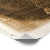 Big Ben im Hintergrund Poster (Ecke)