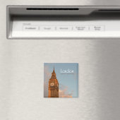 Big Ben im Londoner Foto-Textmagnet Magnet (In Situ (Geschirrspüler))