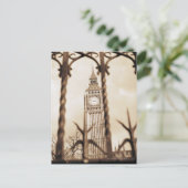 Big Ben im Parlament, London Postkarte (Stehend Vorderseite)