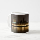 Big ben in der Nacht Kaffeetasse (Vorderseite Links)
