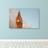 Big Ben in London als Leinwand (Insitu (Holzboden))