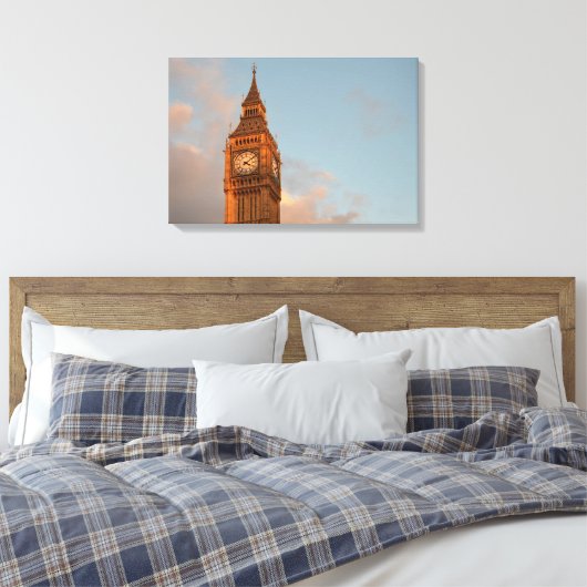 Big Ben in London als Leinwand (Insitu (Schlafzimmer))