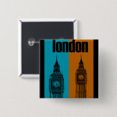 Big Ben in London Button (Vorne & Hinten)