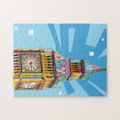 Big Ben in London Colorful Pop Art Puzzle (Horizontal)
