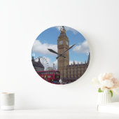 Big Ben in London, England Wall Clock Große Wanduhr (Zuhause)