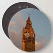 Big Ben in London-Knopf Button (Vorne & Hinten)