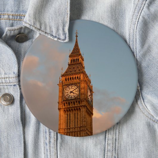 Big Ben in London-Knopf Button (Beispiel)