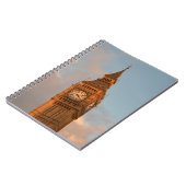 Big Ben in London-Notizbuch Notizblock (Linke Seite)