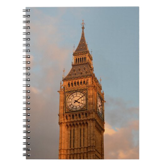 Big Ben in London-Notizbuch Notizblock (Vorderseite)