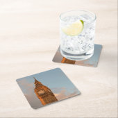 Big Ben in London-Untersetzer Rechteckiger Pappuntersetzer (Vor Ort)