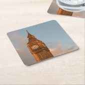 Big Ben in London-Untersetzer Rechteckiger Pappuntersetzer (angewinkelt)