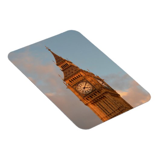 Big Ben in London - vertikaler Magnet (Rechte Seite)