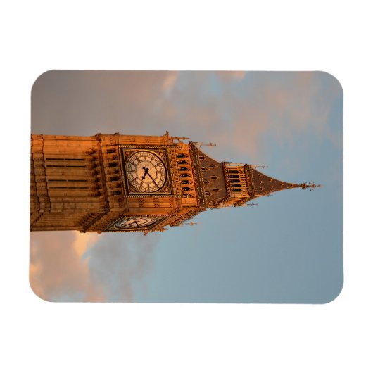 Big Ben in London - vertikaler Magnet (Horizontal)